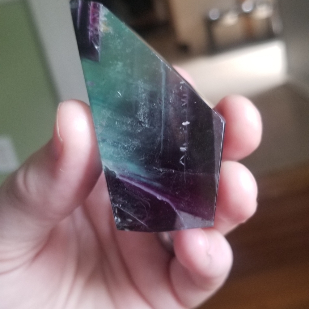 GORGEOUS FLUORITE CRYSTAL FREEFORM